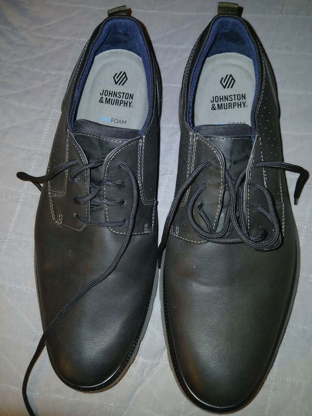 Johnston & Murphy Trufoam Oxford Shoes Black